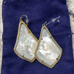 Kendra Scott Gold and Iridescent Earrings